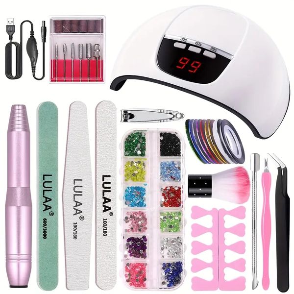 

complete your manicure perfectly with this 3d nail art manicure tool set