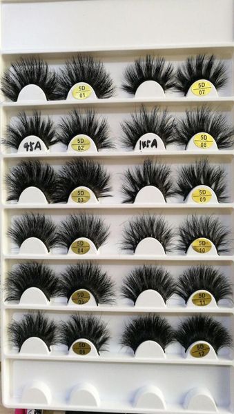 

25mm long 3d mink hair false eyelashes to make eyelash lengthening version by hand6058435