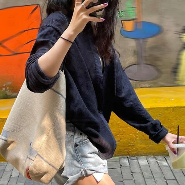 

long sleeved womens t shirt spring loose cardigan base summer sunblock, White