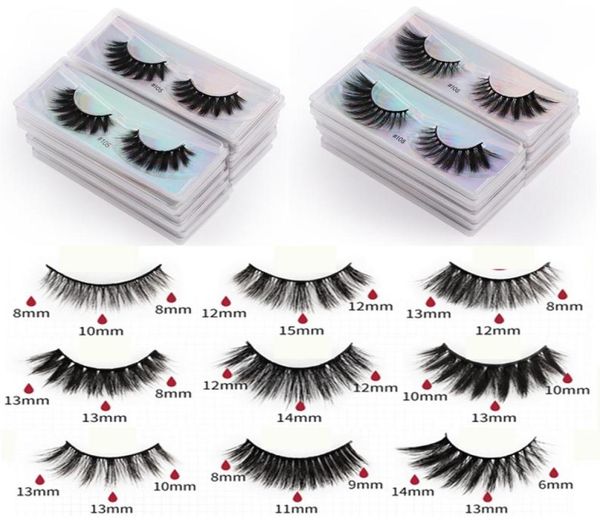 

3d mink eyelashes whole natural false eyelashes 3d mink lashes soft make up extension makeup fake eye lashes 3d series1589571