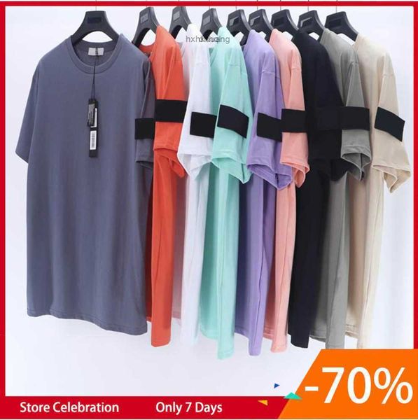 

designer man fashion geometric pattern t shirt summer boy loosed tees women short sleeve casual relaxed outdoors stones motion design tunic, White