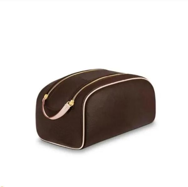 

double zipper men travelling toilet bag designer women wash large capacity cosmetic bags toiletry pouch makeup bags with dustbag classic lux