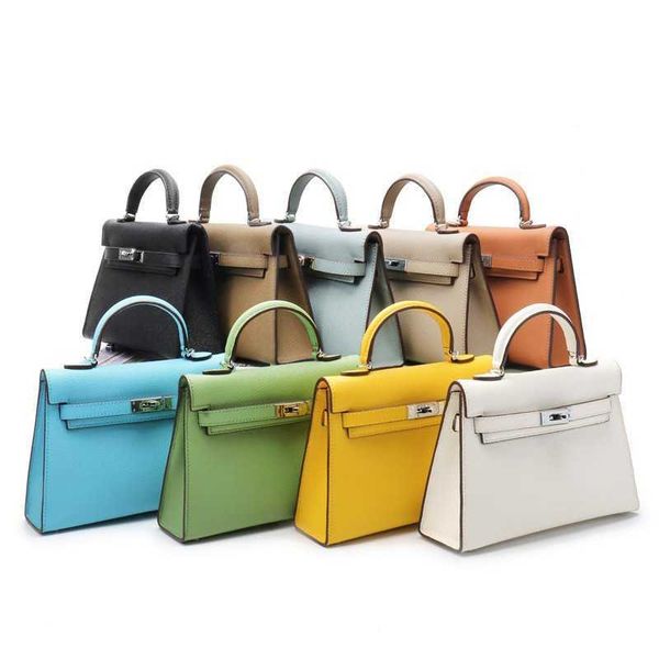 

designer bags new kelys's second generation palm grain cow leather one shoulder diagonal bag mini women's 22cm gold and silver cla