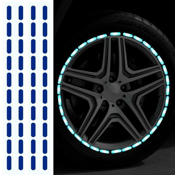 

diy reflective sticker wheel rim decorative stripe tape exterior styling decals decoration stickers car accessories r230812
