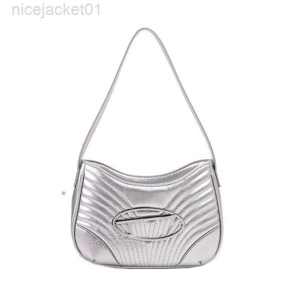 

designer handbag deisel bag dingdang bag for women 2023 new fashion shoulder bag with spicy girl style embroidered thread underarm bag for w