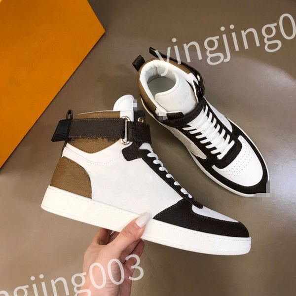 

2023 new designer woven lace-up shoes style sneaker embossed leather sneakers mens womens calfskin shoe rubber platform sole rd0901, Black