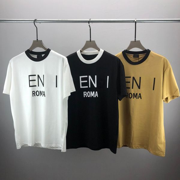 

men's plus tees & polos round neck embroidered and printed polar style summer wear with street pure cotton t-shirts 585, Black