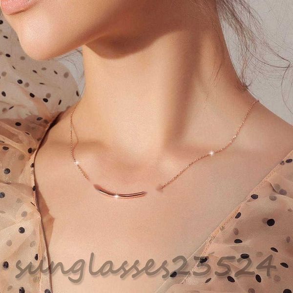 

fashion brand t pendant smile necklace womens love couple diamond paved jewelry on neck christmas gifts for women tiffanies, Silver