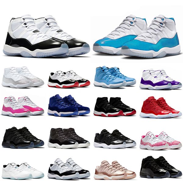 

2023 jumpman 11 11s mens women basketball shoes size 13 university blue concord high heiress pure platinum concord low dolphins fashion snea