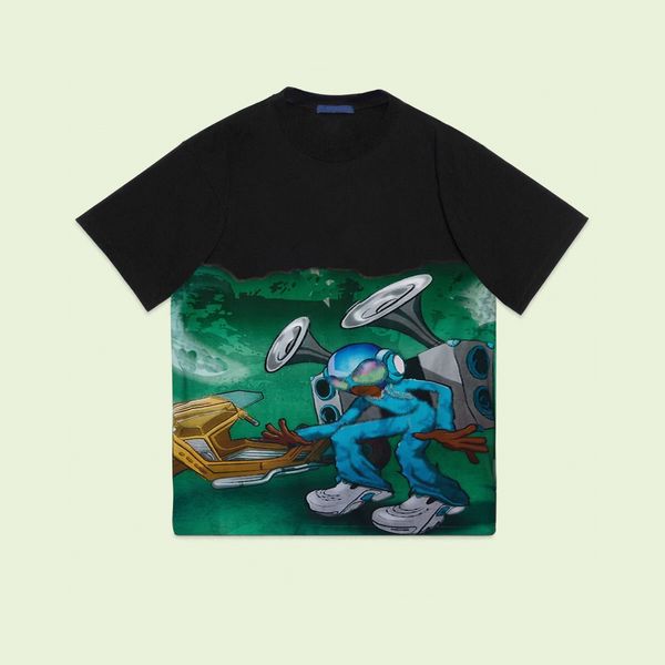 

23ss designer letter hoodies t shirts tee sweatshirt fashion high street short sleeves summer casual t-shirt breathable men women crew neck, Black;brown