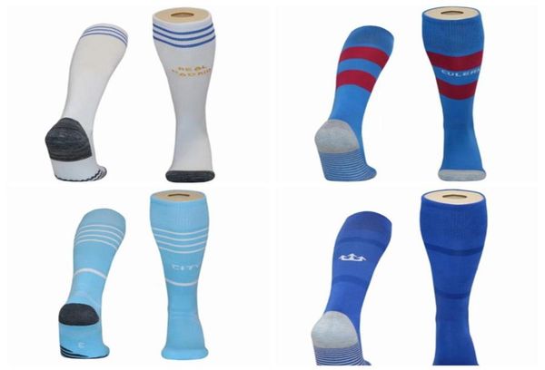 

2022 real milan sports socks kane madrids benzema lewandowski smith rowe grealish city mount pulisic b fernandes mbappe soccer adu5002107, Black
