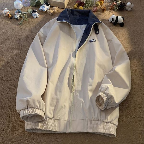 

women's jackets deeptown vintage jacket oversized japanese fashion harajuku windbreaker y2k streetwear korean coats spring trend hippie, Black;brown