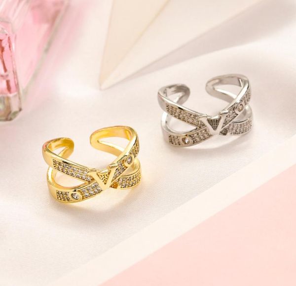 

fashion designer gold wedding rings letter adjustable engagements for womens ring designers jewelry mens high sense ring ornaments3245796, Slivery;golden