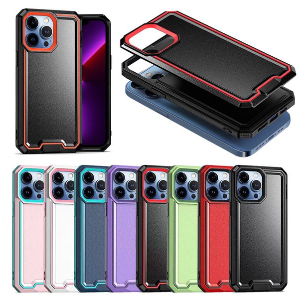 

heavy duty drop-proof dual colors designer cell phone cases for iphone 15 14 plus 13 12 11 pro max xsmax xr xs x 6 7 8 plus armor shockproof