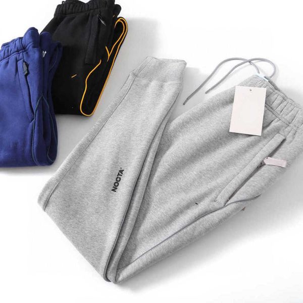 

2023 nocta designer pants mens sweatpants technology fleece sports trousers men women casual tidal flow design 555esskabh, Black