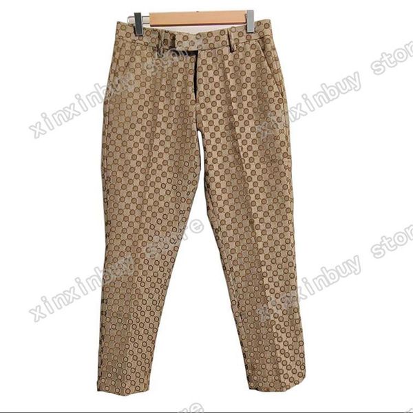 

2023 ss mens t shirt pants color jacquard letter men jogging pant casual slim fit whole body letters trousers wedding joggers230k, Black