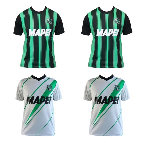 

23 24 us sassuolo calcio traore soccer jerseys mens berardi boga caputo obiang defrel home away djuricic short sleeve football shirt kyriako, Black;yellow
