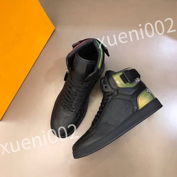 

2023 vintage casual shoes calfskin reflective sneaker designer mens women sneakers channel women's city size 35-44 rd0901, Black