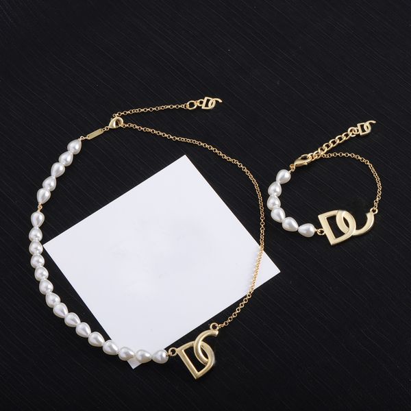 

designer necklace gold pearl pendant necklace jewelry wedding gift no box, Silver
