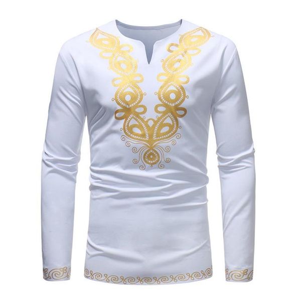 

african dashiki traditional maxi shirt men 2020 brand stand collar long sleeve dress shirt mens african clothing chemise homme199x, White;black