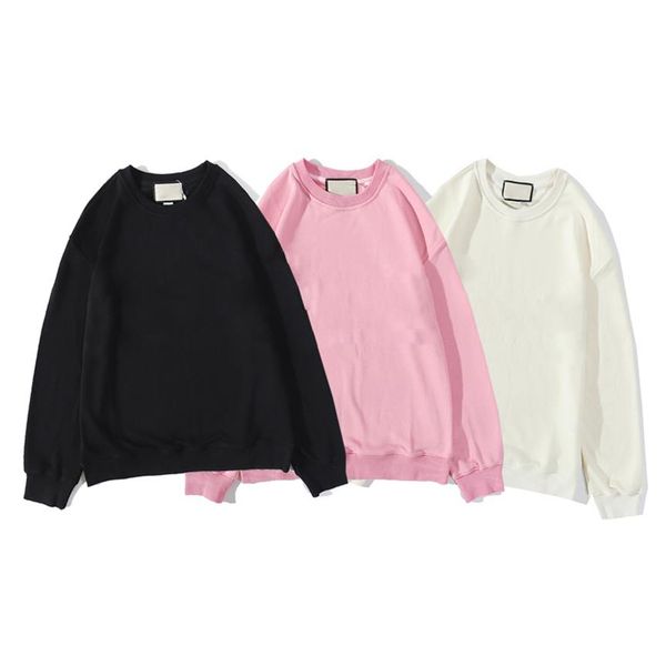 

ins classic designer letters sweatshirts superb bronzing sweatshirt 100%cotton mens hoodies warm lovers hoodie size m-xxl3111, Black