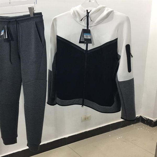 

2022 tech fleece pants mens womens tracksuits tech sports pants hoodies jackets space cotton trousers man tracksuit b291t, Black