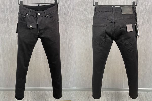 

italian fashion european and american men's casual jeans high-end washed hand polished quality optimized 98881, Blue