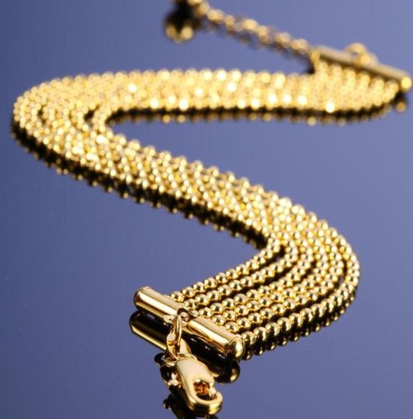 

fashion 18k gold cuban charm bracelets 5 lines for mens and women lovers gift hiphop jewelry link chain39931018067708, Golden;silver
