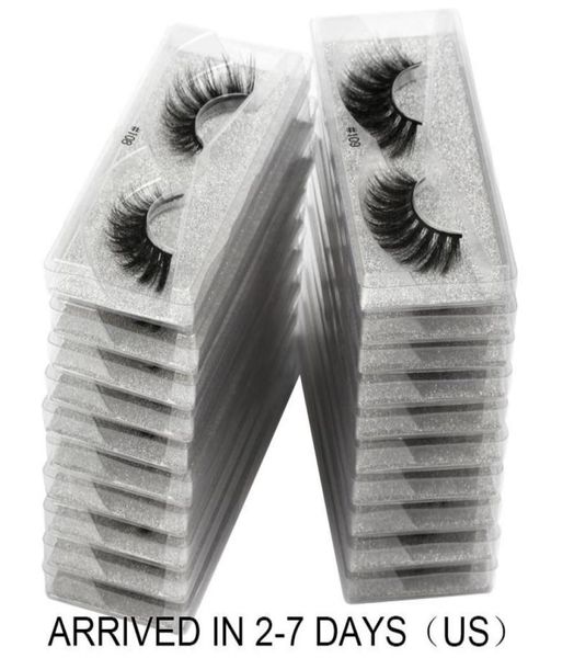 

false eyelashes whole 1005001000 pcs 3d mink lashes natural lots items makeup fluffy in bulk9238840