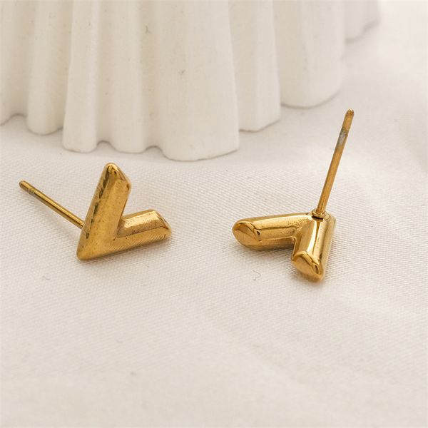 

luxury designer necklace chain earrings fashion jewelry 18k gold plated pendant design party gold hip hop punk necklaces earrings for womens, Silver