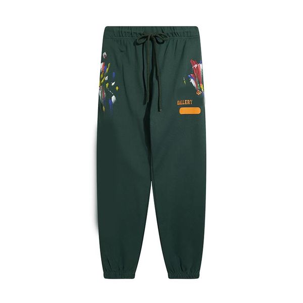 

heavyweight pants sweatpants letter graffiti print trendy classic versatile loose versatile casual couple2407, Black