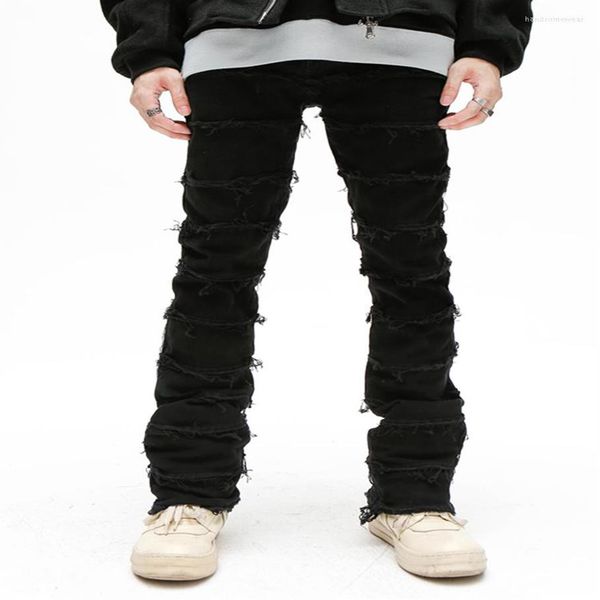 

liu su slimming men jean fashion hip -hop street clothing slow travel pants famous brand designer men pants men clothing287l, Blue