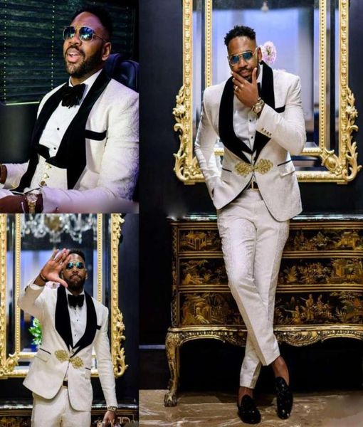 

2019 designs wedding tuxedos men039s two pieces suits blazerpant floral print slim fit peak notch lapel custom made tuxedo f9140950, Black;gray