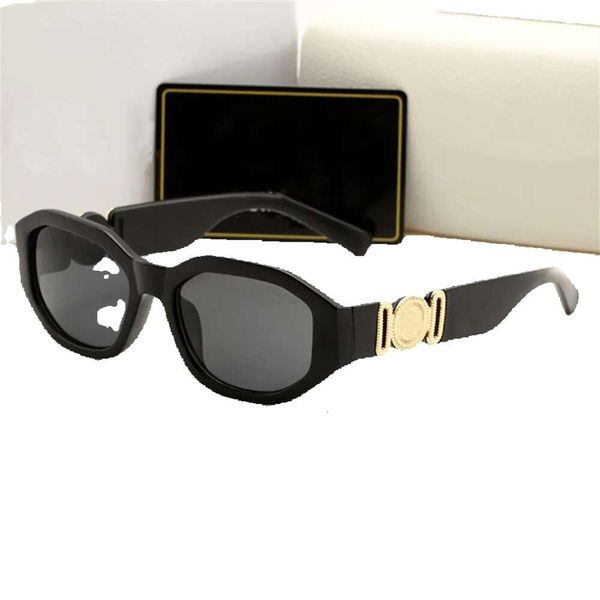 

sunglasses for man woman designer goggle beach sun glasses retro small frame design uv400 with box, White;black