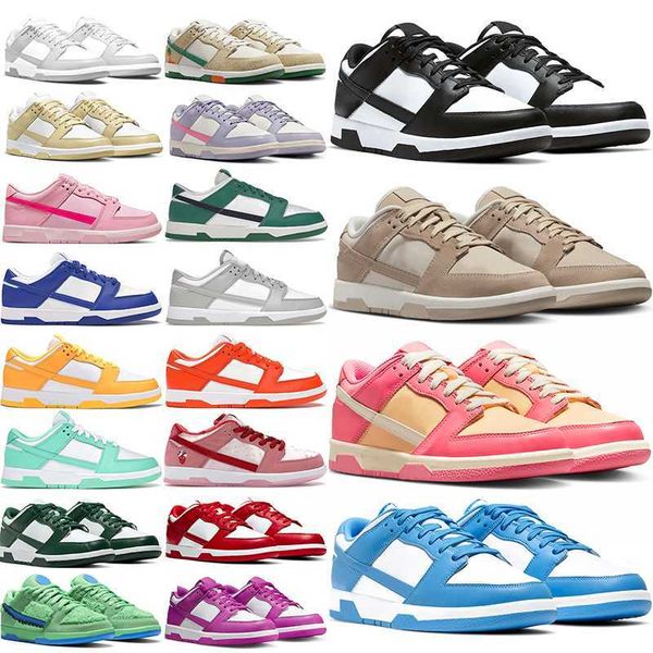 

designer shipping fast panda low casual men shoes unc strawberry womens syracuse triple pink grey fog strangelove mens trainers sports sneak, Black