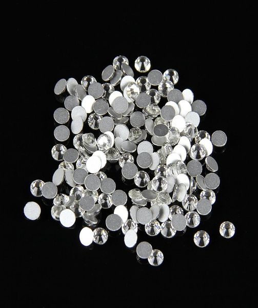 

clear color ss16 flat back non fix rhinestones for nails017581462, Silver;gold