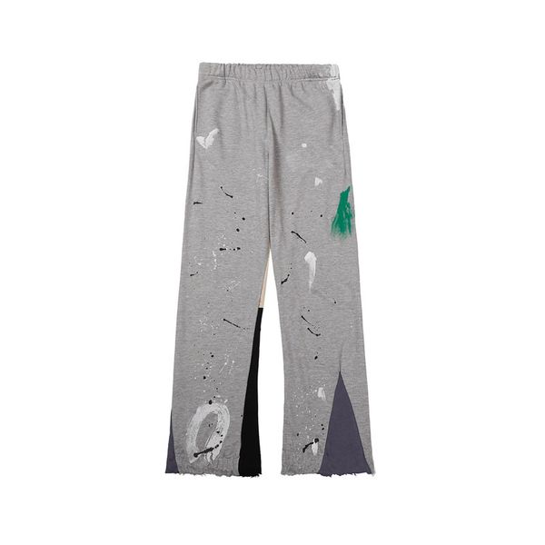 

designer joggers men women vintage streetwear sweatpants fashion trendy casual popular painted sweat pant street trousers, Black