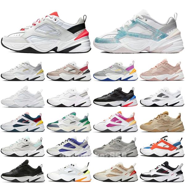 

sports running shoes trainers sneakers designer zapatillas white monarch the m2k tekno dad off women mens 36-45, Black