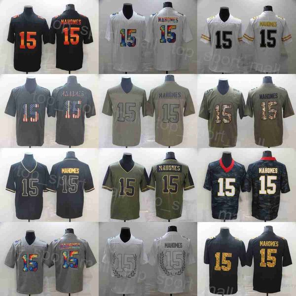 

man football 15 patrick mahomes jerseys hemp grey drift rainbow goddess leopard grain hyphenation usmc vapor color rush embroidery and sewin, Black;red