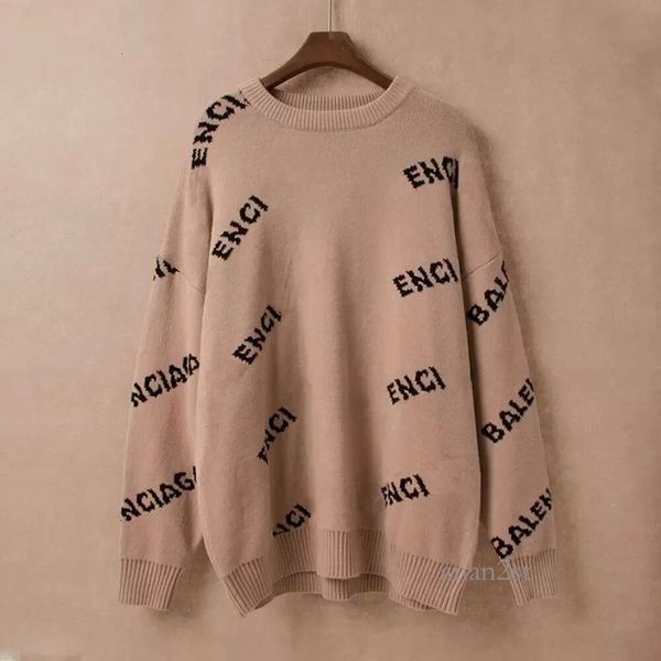 

mens designer sweaters retro classic fashion cardigan sweatshirts men sweater letter embroidery round neck comfortable jumper, White;black