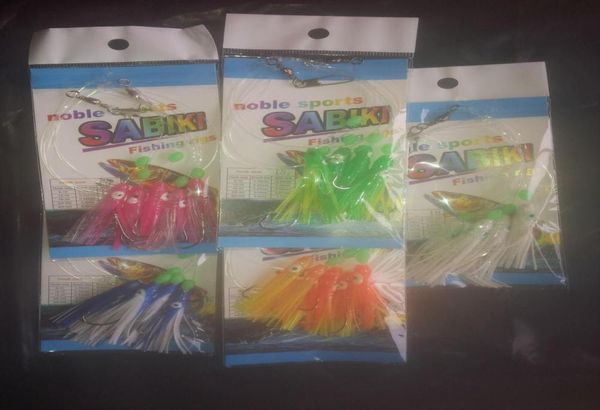 

5cm 5hookrig ocs sabiki rig rigged ocs squid lure017987663