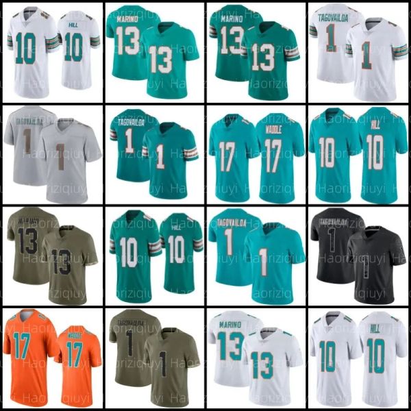 

tua tagovailoa jersey football jaylen waddle tyreek hill jalen ramsey mike gesicki jerseys raheem mostert jerome baker jevon holland elandon, Black;red