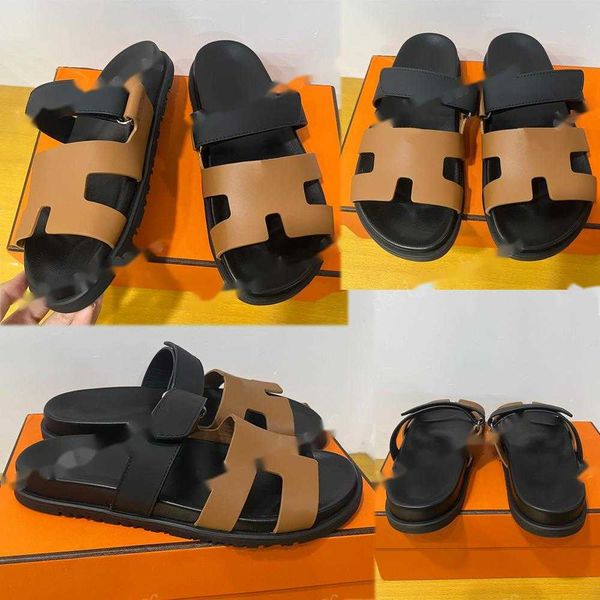 

mens womens chypre sandals slippers rubber sole creates a casual look flat sandals holiday beach sandale summer leather sandal chypre sandal, Black