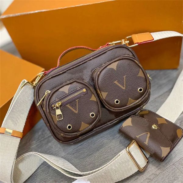 

luxury camera bag designer shoulder bag woman fashionable handbags small lovely crossbody bags seven colors purse with letter multiple pocke