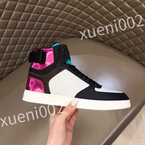 

new luxury brand designer men women casual shoes triple white black gomma sneakers leather sneaker platform trainers shoes rd0901