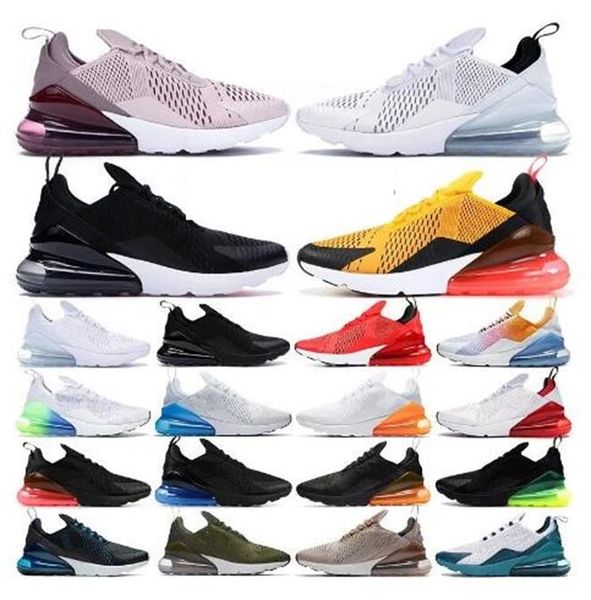 

men women 270 27c running shoes 270s sneakers triple white black barely rose habanero red pure platinum spirit teal shoe ourdoor trainer men