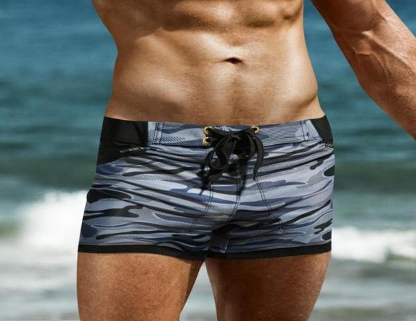 

swimsuit swimwear men maillot de bain mens swim briefs beach shorts swimming trunks zwembroek heren camouflage men7612149