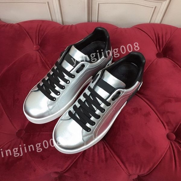 

2023 new luxury designer casual shoes white black fashion mens leather breathable shoe open low sports sneakers hc210801