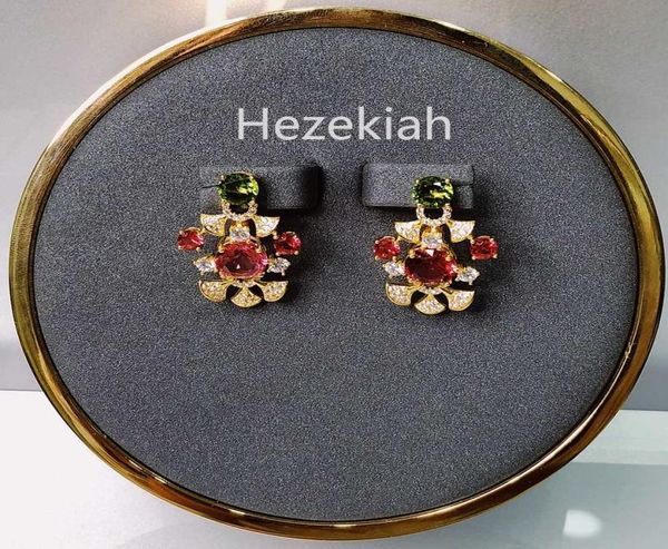 

hezekiah s925 sterling silver flower earrings aristocratic temperament ladies earrings prom party earrings superior q1594266, Golden