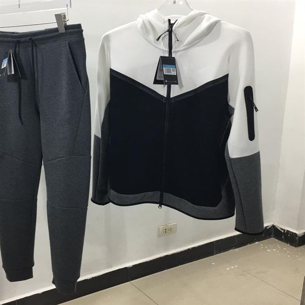 

2022 tech fleece pants mens womens tracksuits tech sports pants hoodies jackets space cotton trousers man tracksuit b182n, Black